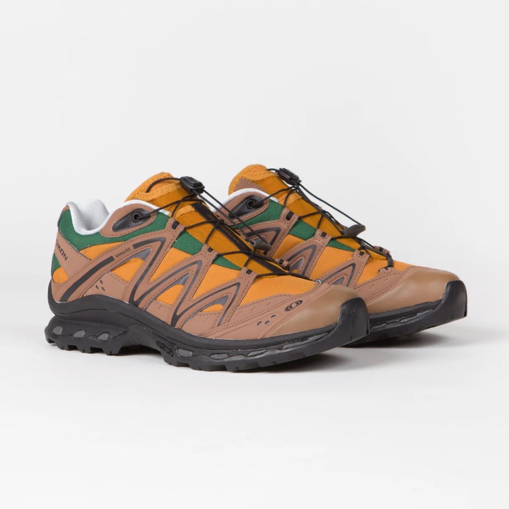 Salomon Men's Athletic Shoes in Orange and Brown